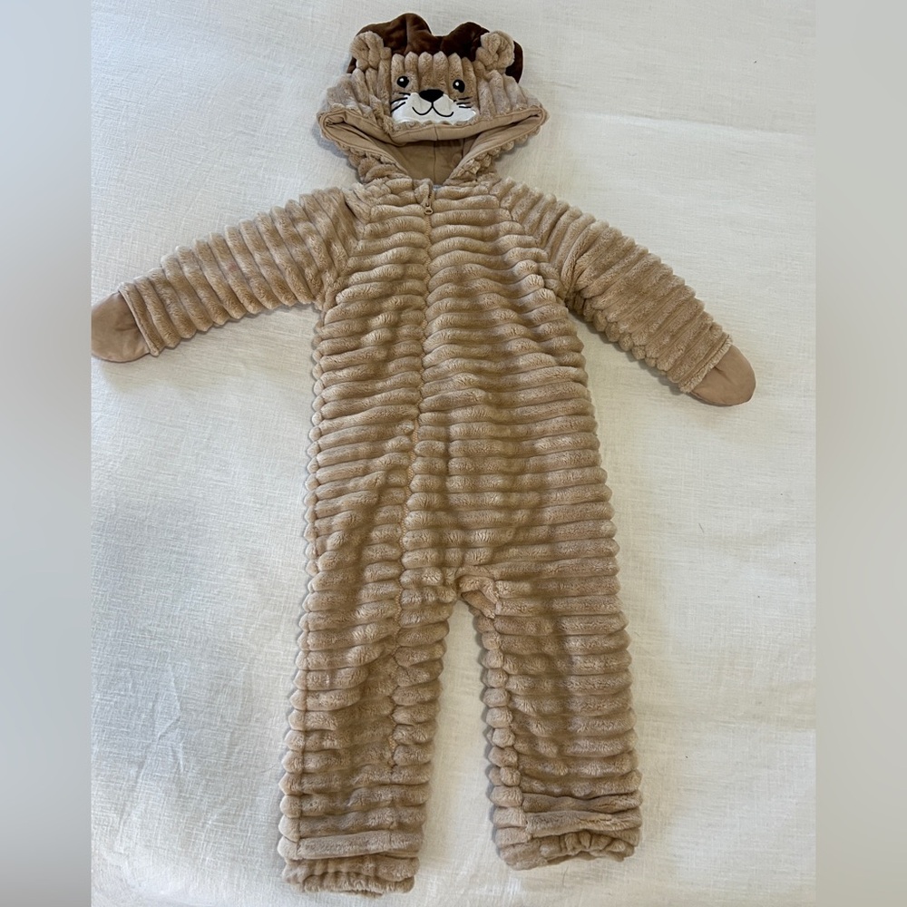 Warm Tan Baby Pramsuit Onesie Koalababy